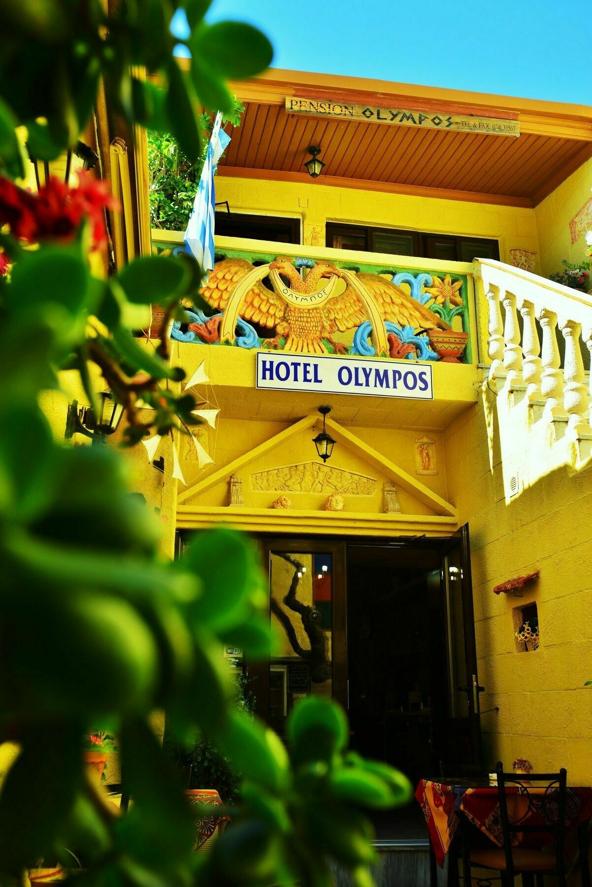 Olympos Pension Rhodes City Exteriör bild